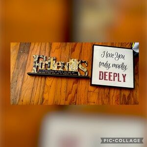 Friends Wall Decor Set - Black and White